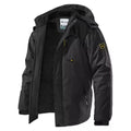 ANDES jacket in Black, front view