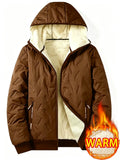 DAVOS jacket in Brown, front view