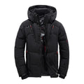 The Everest Parka in Black, front view