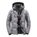 The Everest Parka in Glacier Gray, front view
