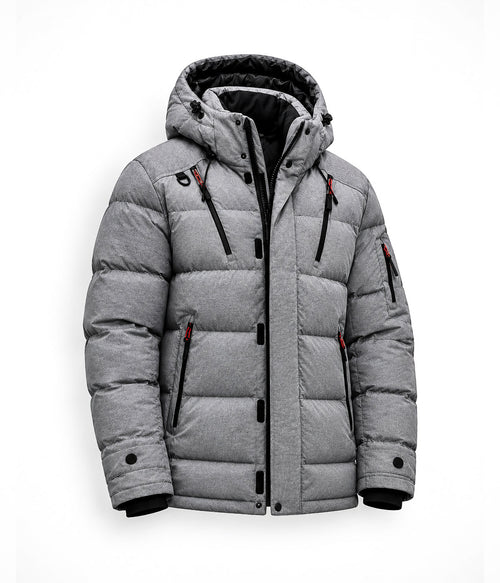 ASPEN jacket in Glacier Gray, front view