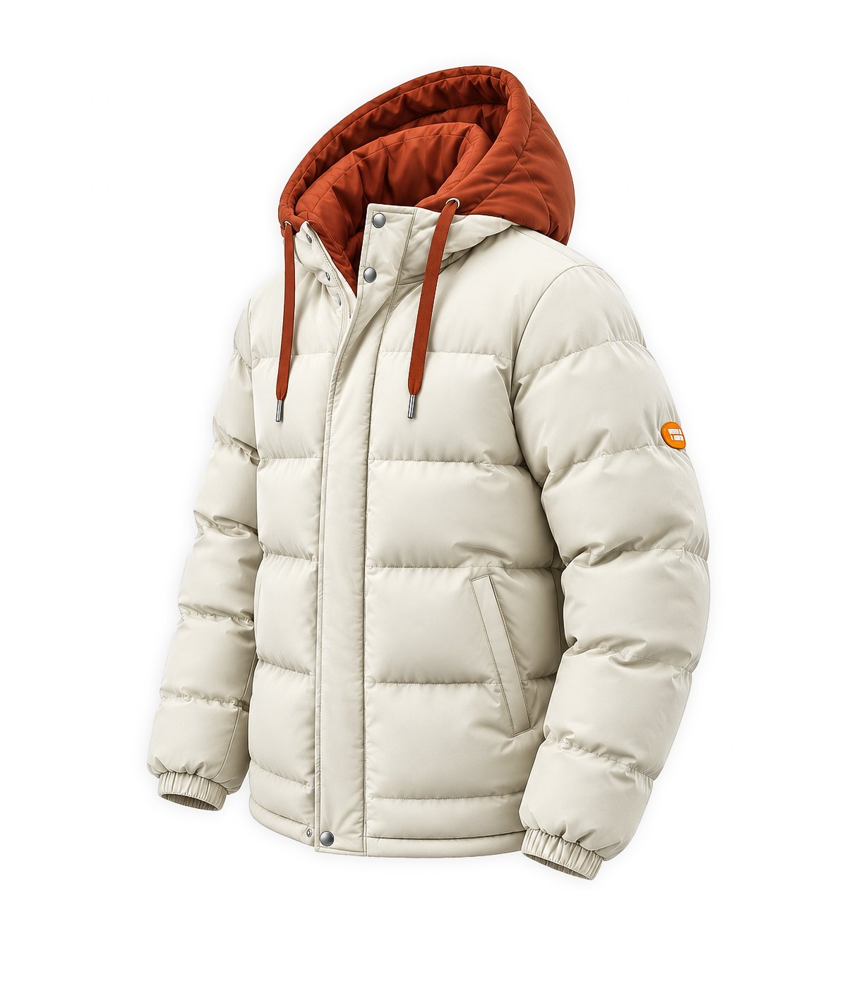 MONTANA jacket in Cream, three-quarter view